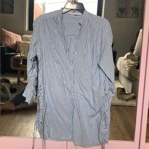 Zara button down tunic